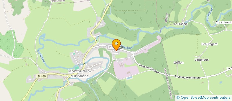 localisation de l'entreprise ASSOCIATION ART CULTURE SPORT  MONTHUREUX-SUR-SAONE