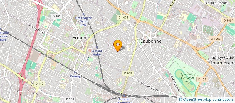 localisation de l'entreprise ASSOCIATION ART EN GESTE à EAUBONNE