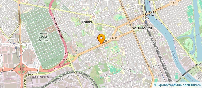 localisation de l'entreprise ASSOCIATION ART ET COM APAS  THIAIS