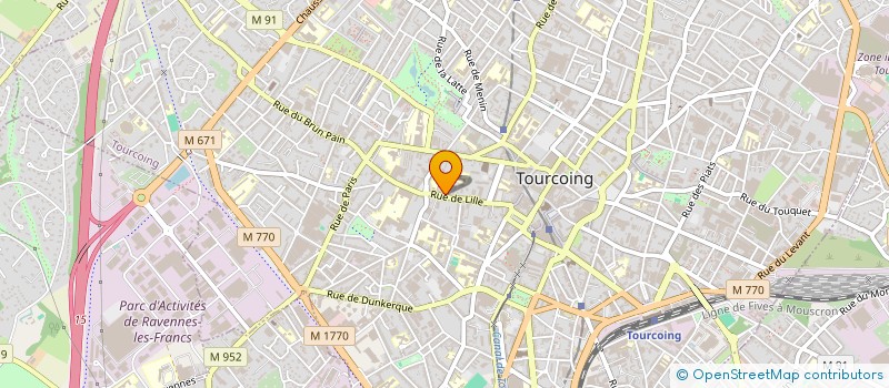 localisation de l'entreprise ASSOCIATION ART ET NATURE à TOURCOING