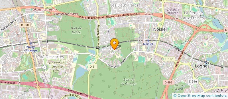 localisation de l'entreprise ASSOCIATION ART'ETNIK  CHAMPS-SUR-MARNE