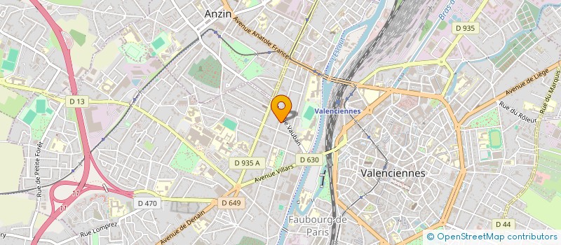 localisation de l'entreprise ASSOCIATION ART'IFICE à AULNOY-LEZ-VALENCIENNES