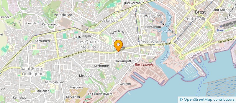 localisation de l'entreprise ASSOCIATION ART LIBRE à BREST