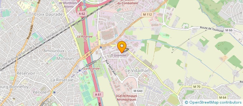 localisation de l'entreprise ASSOCIATION ART'MANIE  BALMA