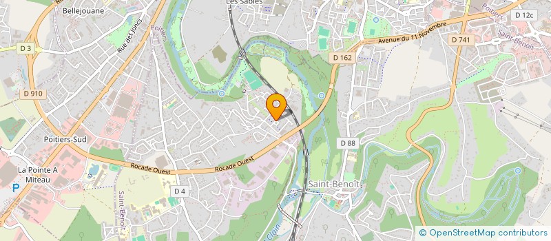 localisation de l'entreprise ASSOCIATION ART & MUSES  SAINT-BENOIT