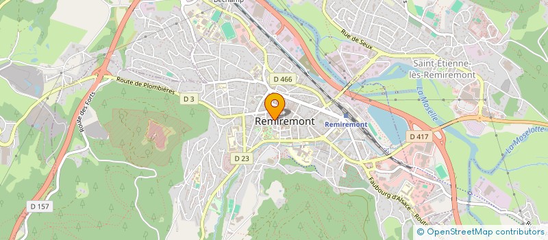 localisation de l'entreprise ASSOCIATION ART'NIMAL  REMIREMONT