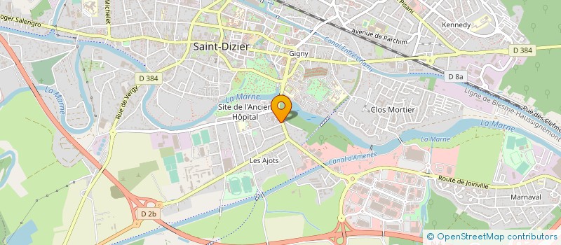 localisation de l'entreprise ASSOCIATION ART-OSE-VOIR à SAINT-DIZIER