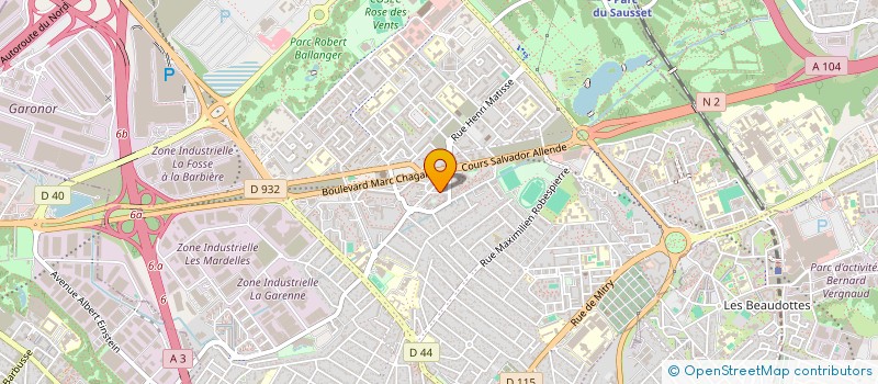 localisation de l'entreprise ASSOCIATION ART POUR ART à AULNAY SOUS BOIS