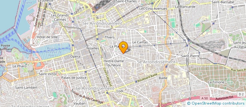 localisation de l'entreprise ASSOCIATION ARTEL à MARSEILLE