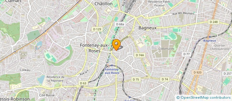 localisation de l'entreprise ASSOCIATION ARTEMIS à FONTENAY-AUX-ROSES