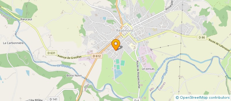 localisation de l'entreprise ASSOCIATION ARTHEMES à REALMONT