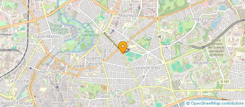 localisation de l'entreprise ASSOCIATION ARTHEOS à RENNES