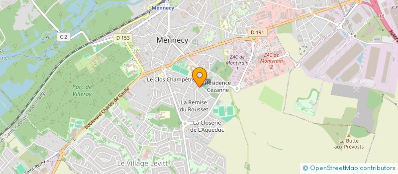 localisation de l'entreprise ASSOCIATION ARTHESIC à MENNECY