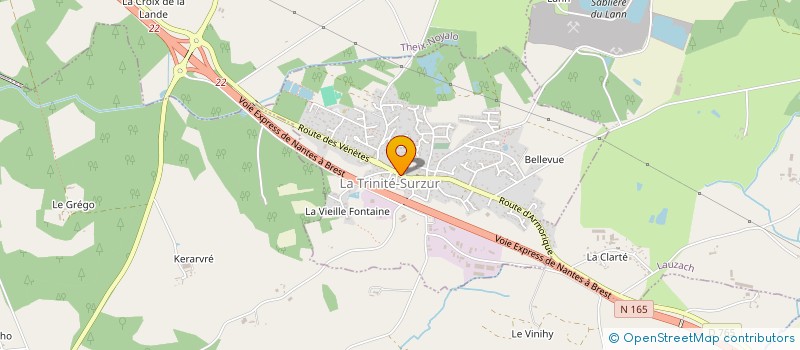 localisation de l'entreprise ASSOCIATION ARTHUR PILARD ACADEMIE  LA TRINITE-SURZUR