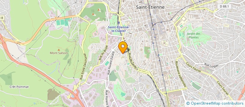 localisation de l'entreprise ASSOCIATION ARTICHOTOUCHO  SAINT-ETIENNE