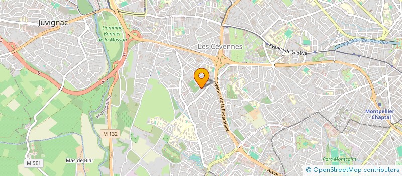 localisation de l'entreprise ASSOCIATION ARTIS à MONTPELLIER
