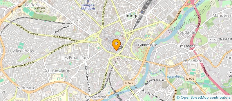 localisation de l'entreprise ASSOCIATION ARTISANS DU MONDE à LIMOGES