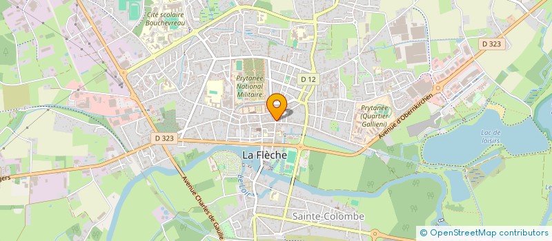 localisation de l'entreprise ASSOCIATION ARTISANS DU MONDE à LA FLECHE