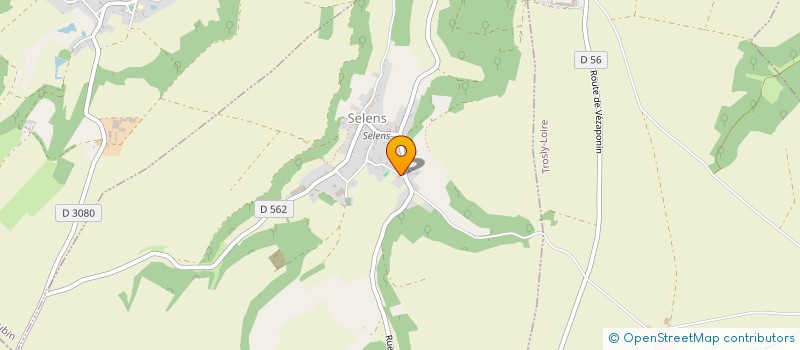 localisation de l'entreprise ASSOCIATION ARTISTES DANS L'AISNE (AD AISNE)  SELENS