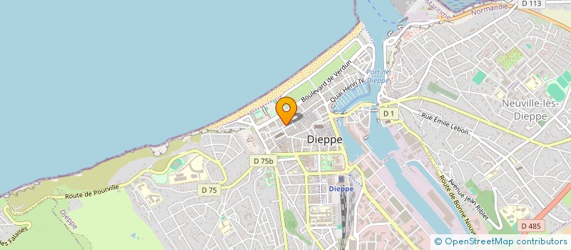 localisation de l'entreprise ASSOCIATION ARTISTIQUE ANONYME à DIEPPE