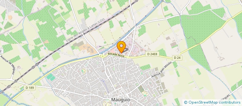 localisation de l'entreprise ASSOCIATION ARTISTIQUE CHOREGRAPHIA  MAUGUIO