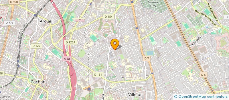 localisation de l'entreprise ASSOCIATION ARTISTIQUE & CULTURELLE TCHAKADE  VILLEJUIF