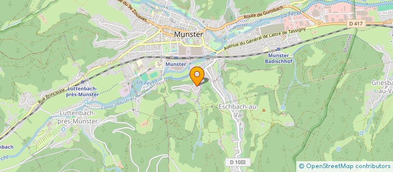 localisation de l'entreprise ASSOCIATION ARTISTIQUE DE LA VALLEE DE MUNSTER à MUNSTER