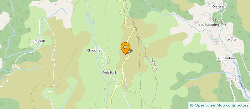 localisation de l'entreprise ASSOCIATION ARTISTIQUE DU CHASSEZAC - AAC à CHAMBONAS