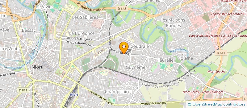 localisation de l'entreprise ASSOCIATION ARTISTIQUE ET CULTURELLE 99 % à NIORT