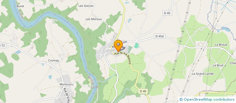 localisation de l'entreprise ASSOCIATION ARTISTIQUE ET CULTURELLE DE CUZION à CUZION