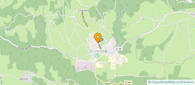 localisation de l'entreprise ASSOCIATION ARTISTIQUE ET CULTURELLE LEYMOISE  LEYME