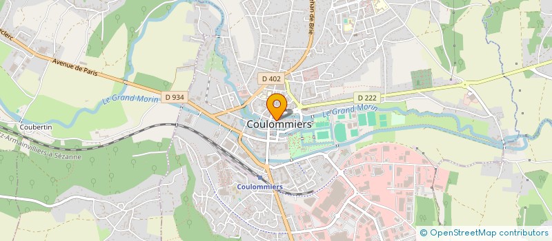 localisation de l'entreprise ASSOCIATION ARTISTIQUE LE VALENTIN à COULOMMIERS