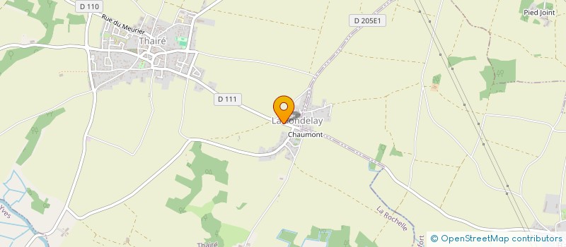 localisation de l'entreprise ASSOCIATION ARTISTIQUE MADJAS (AAMA)  THAIRE