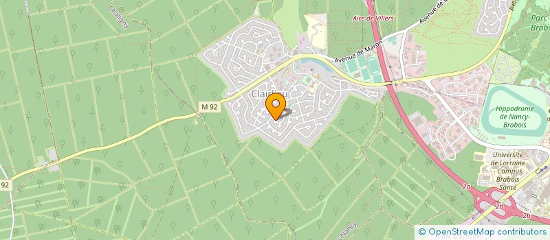 localisation de l'entreprise ASSOCIATION ARTISTIQUE VILLAROISE  VILLERS-LES-NANCY