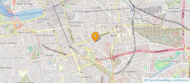 localisation de l'entreprise ASSOCIATION ARTONNE à MARSEILLE