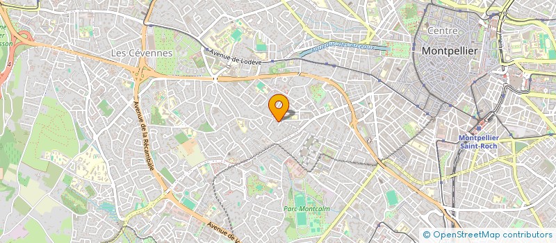 localisation de l'entreprise ASSOCIATION ARTOTAL COMPAGNIE MC2 à MONTPELLIER