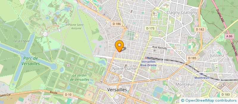 localisation de l'entreprise ASSOCIATION ARTS AU PLURIEL à VERSAILLES