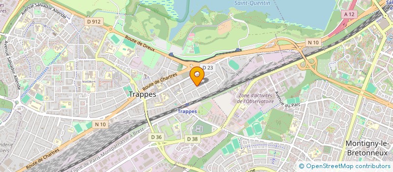 localisation de l'entreprise ASSOCIATION ARTS ET LOISIRS  TRAPPES