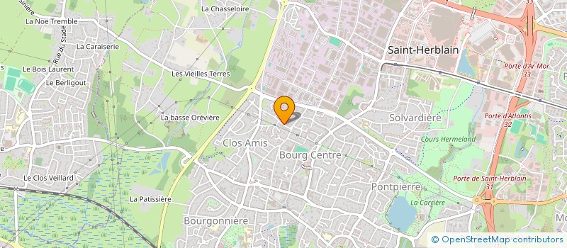 localisation de l'entreprise ASSOCIATION ARTS ET MUSIQUES AU JARDIN  SAINT-HERBLAIN