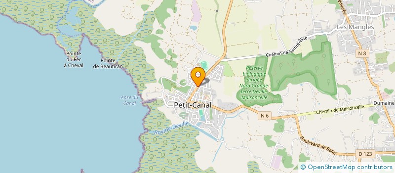 localisation de l'entreprise ASSOCIATION ARTS ET SERVICES à PETIT-CANAL