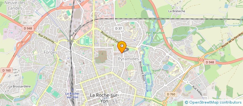 localisation de l'entreprise ASSOCIATION ARTS ET VIE à LA ROCHE-SUR-YON
