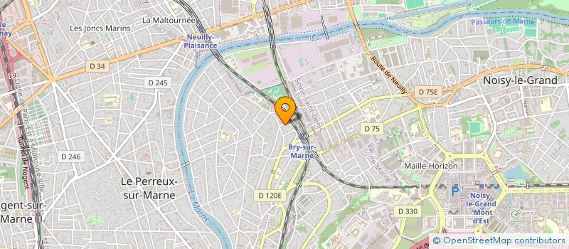 localisation de l'entreprise ASSOCIATION ARTS'MONIE  BRY-SUR-MARNE