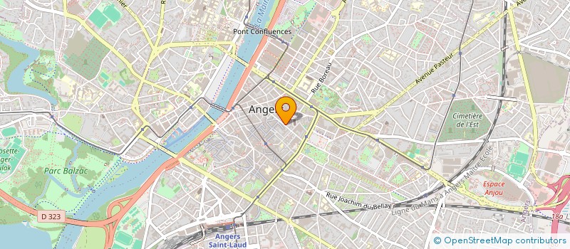 localisation de l'entreprise ASSOCIATION ARTS SCULPTURES ET CREATIONS à ANGERS