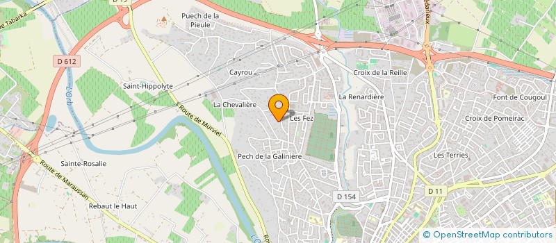 localisation de l'entreprise ASSOCIATION ARTS TERRES ET LOISIRS  BEZIERS