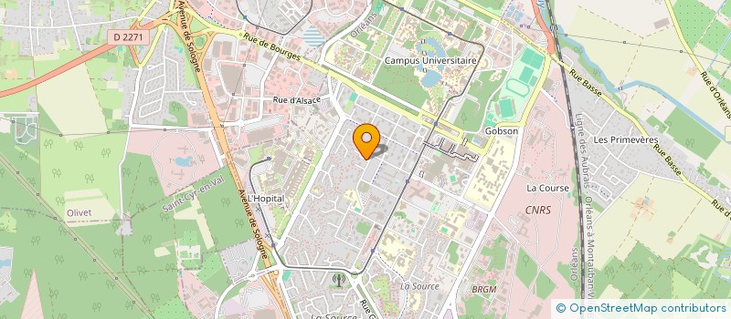 localisation de l'entreprise ASSOCIATION AS SALAM à ORLEANS