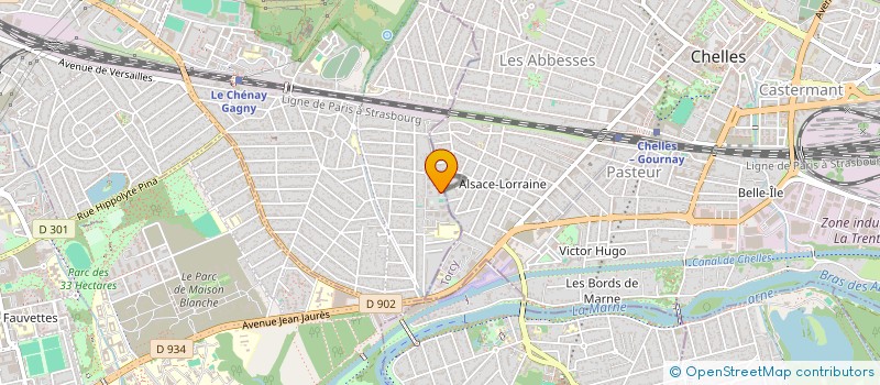 localisation de l'entreprise ASSOCIATION AS SALAM à GAGNY