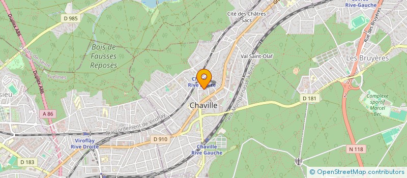 localisation de l'entreprise ASSOCIATION ASA à CHAVILLE