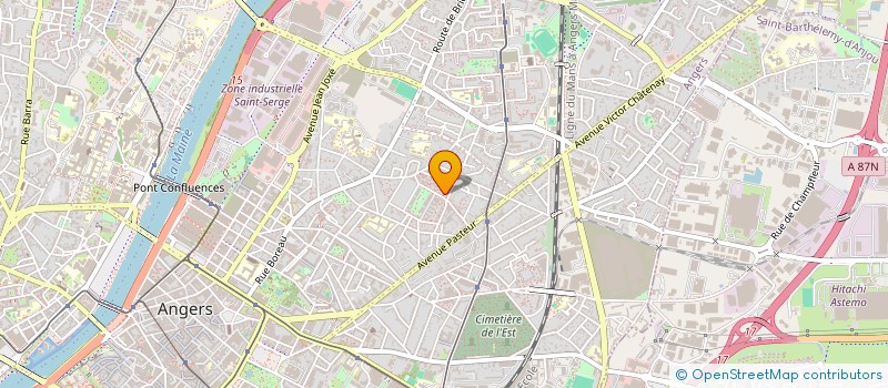 localisation de l'entreprise ASSOCIATION ASH ALVEZ à ANGERS