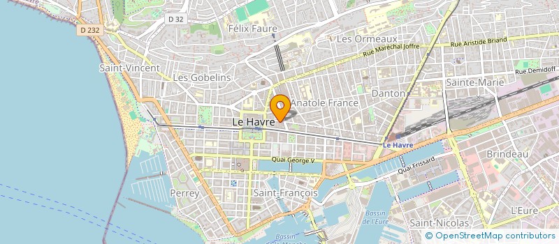 localisation de l'entreprise ASSOCIATION ASIA  LE HAVRE