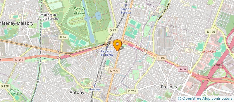 localisation de l'entreprise ASSOCIATION ASIE EUROPE CULTURE  ANTONY